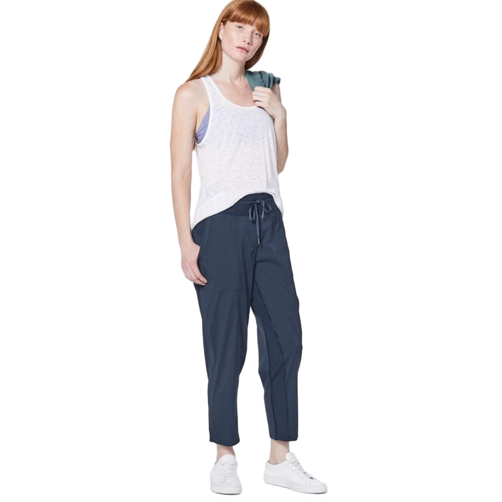 Lululemon Dance Studio Unlined Crop Mid Rise Pants 25” True Navy Size 4